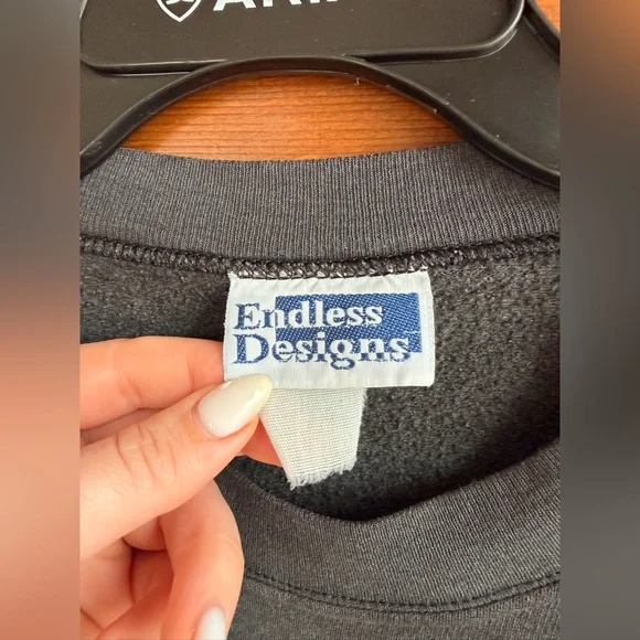 Vintage Black Hunting Crewneck Sweatshirt - Picture 2 of 4